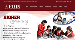 Desktop Screenshot of eton.edu.ph